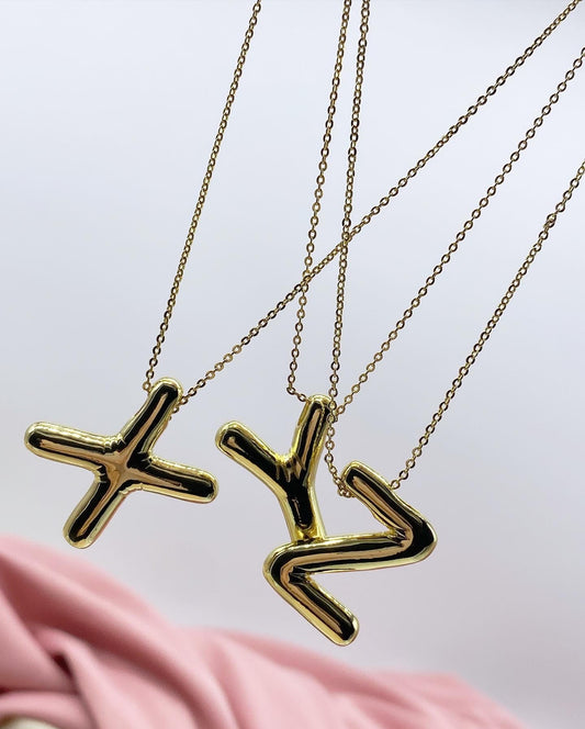Balloon Initial Necklace