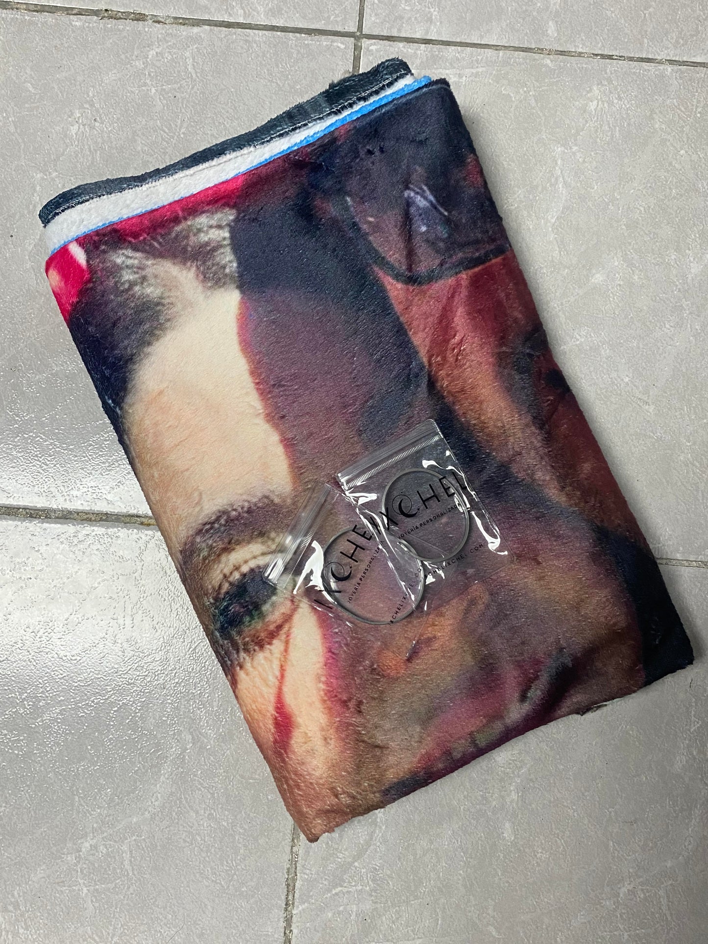 ★Paquete Promo★ Frazada con foto + par de pulseras Ixchel