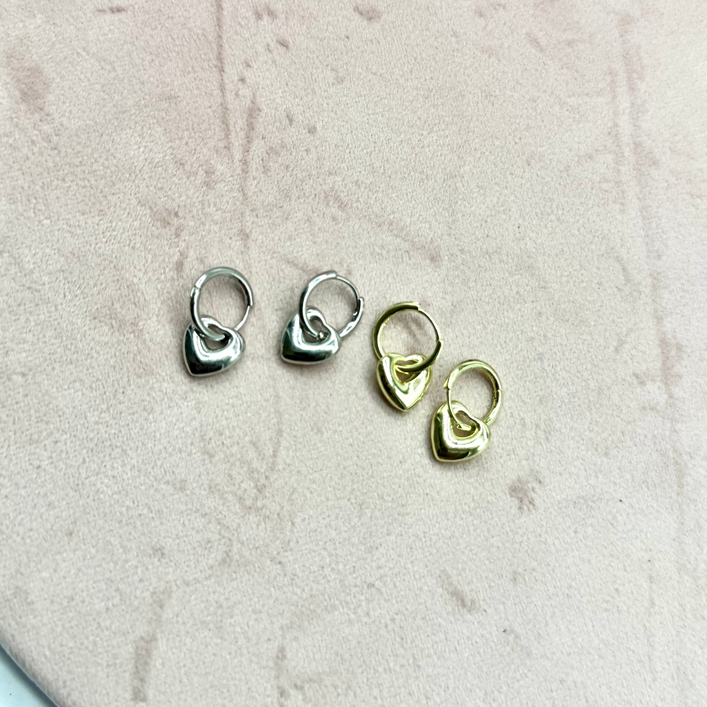 Arracadas con corazón