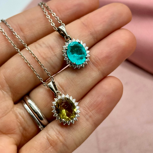 Collar Ovalado (Paraiba o Zultanita)
