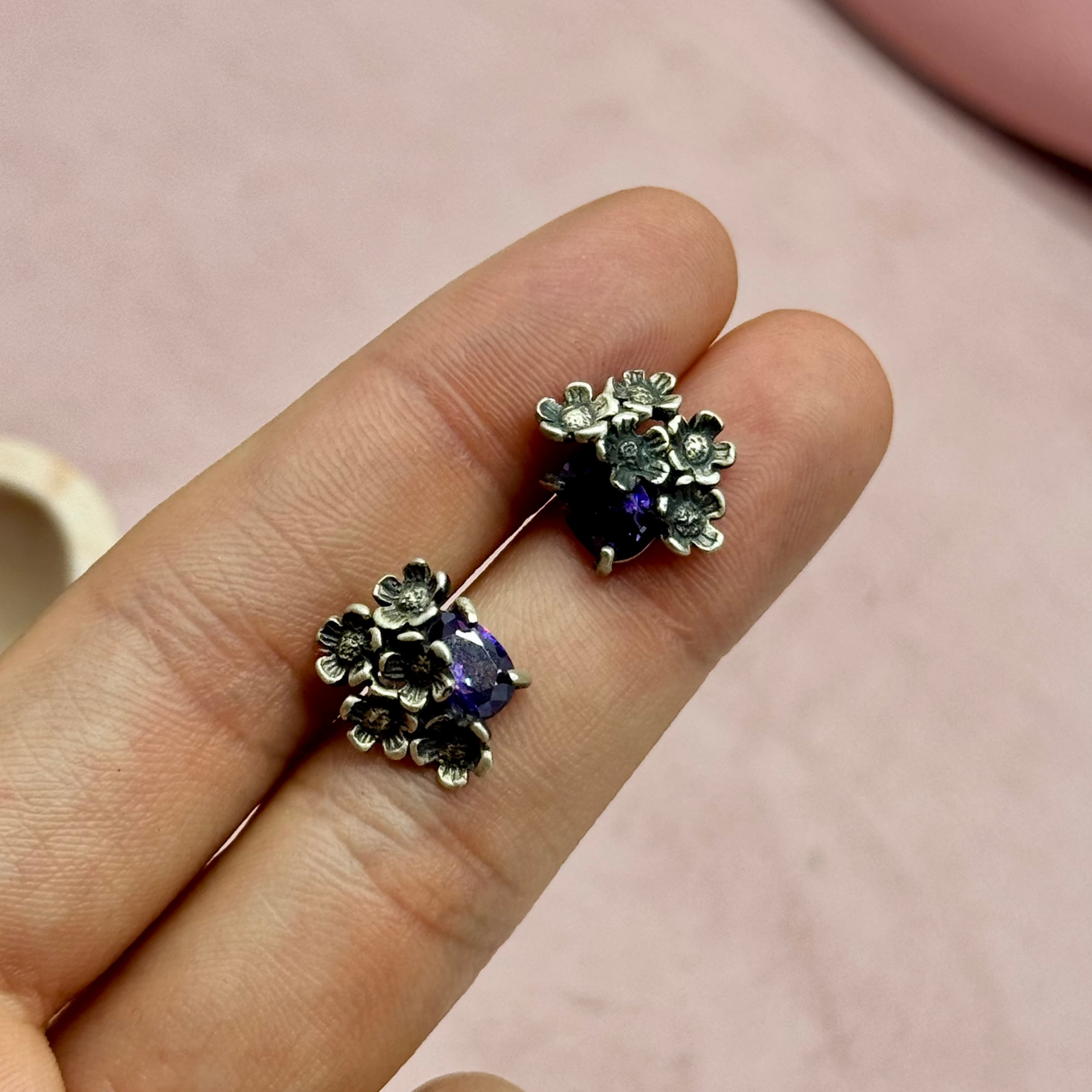 Aretes de flores