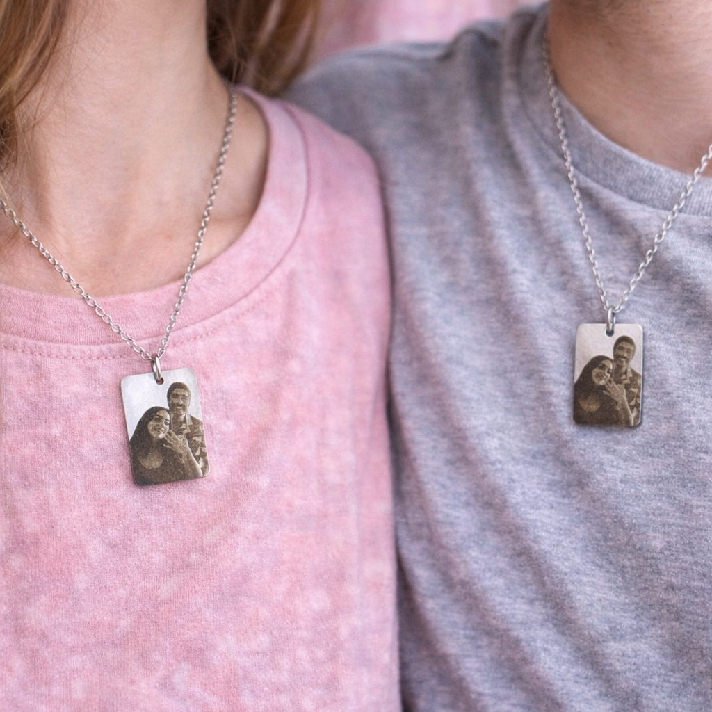 Dúo Collares Noni + Noni ★con tu foto grabada★