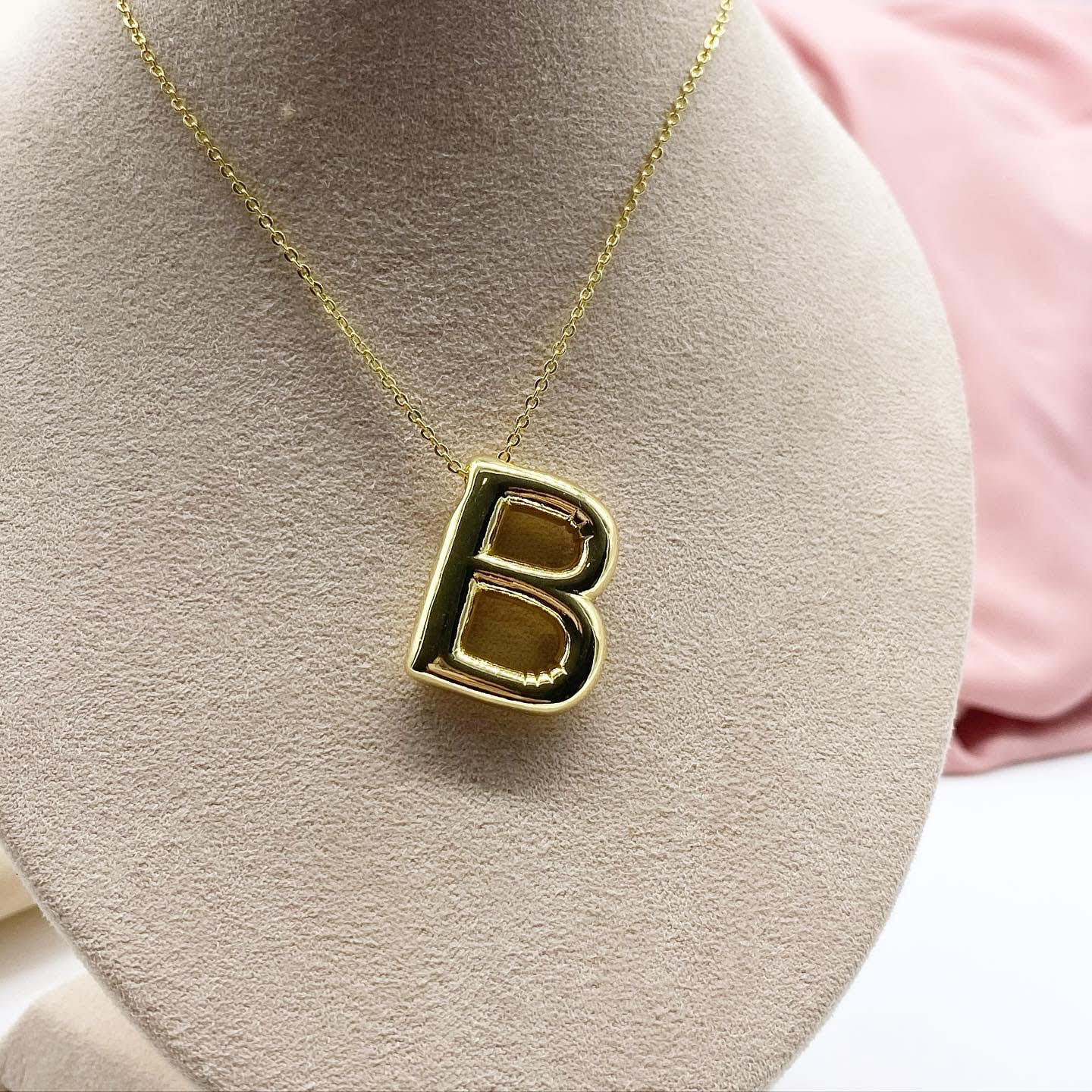 Balloon Initial Necklace