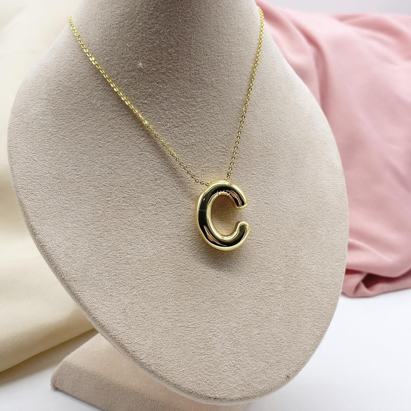 Balloon Initial Necklace