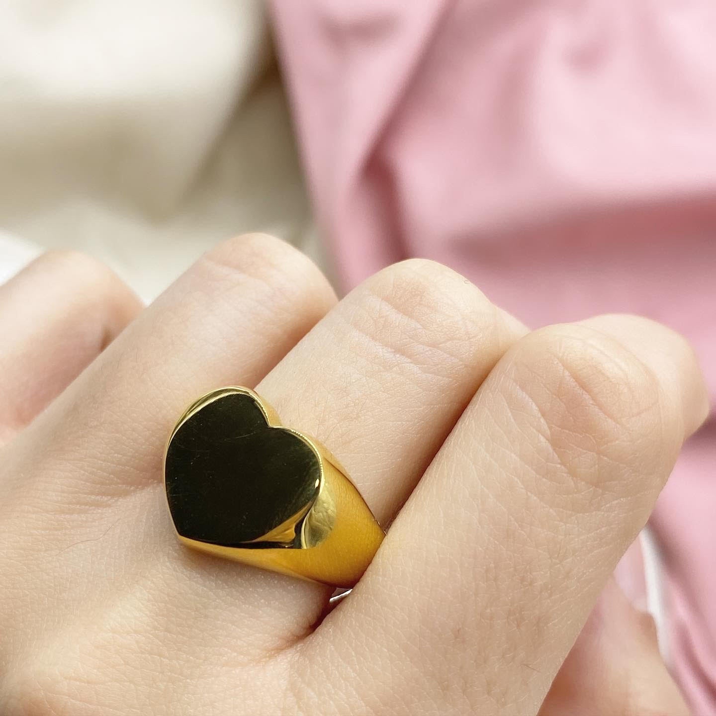 Chunky Heart Ring