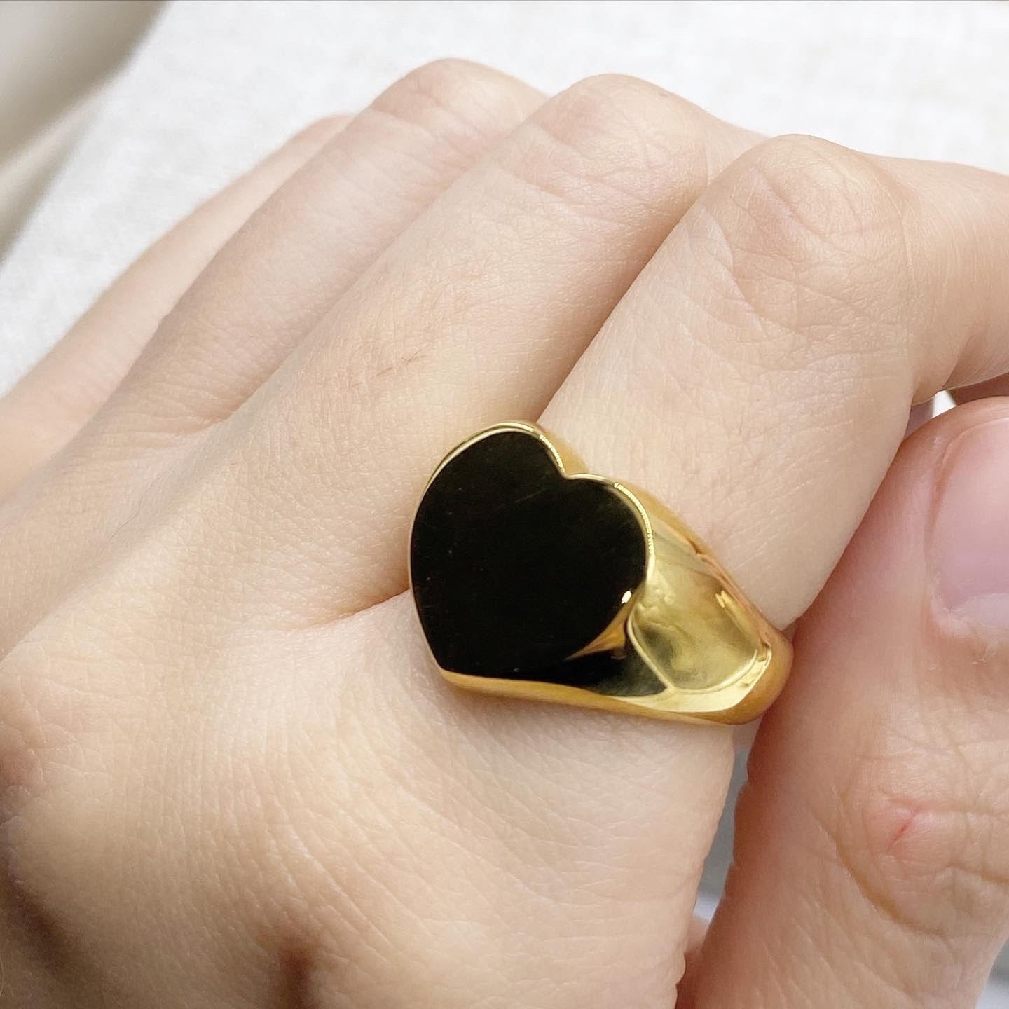 Chunky Heart Ring