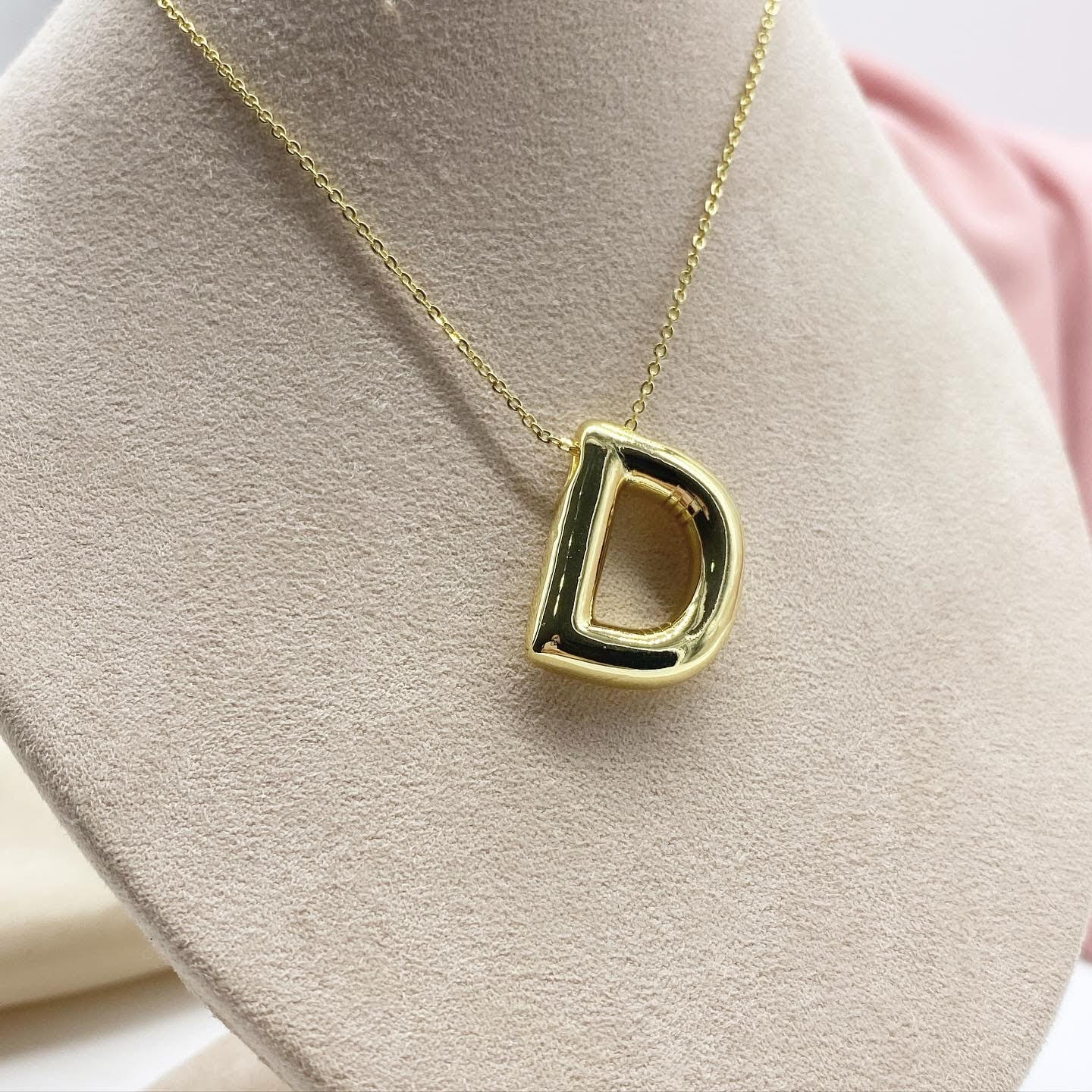 Balloon Initial Necklace