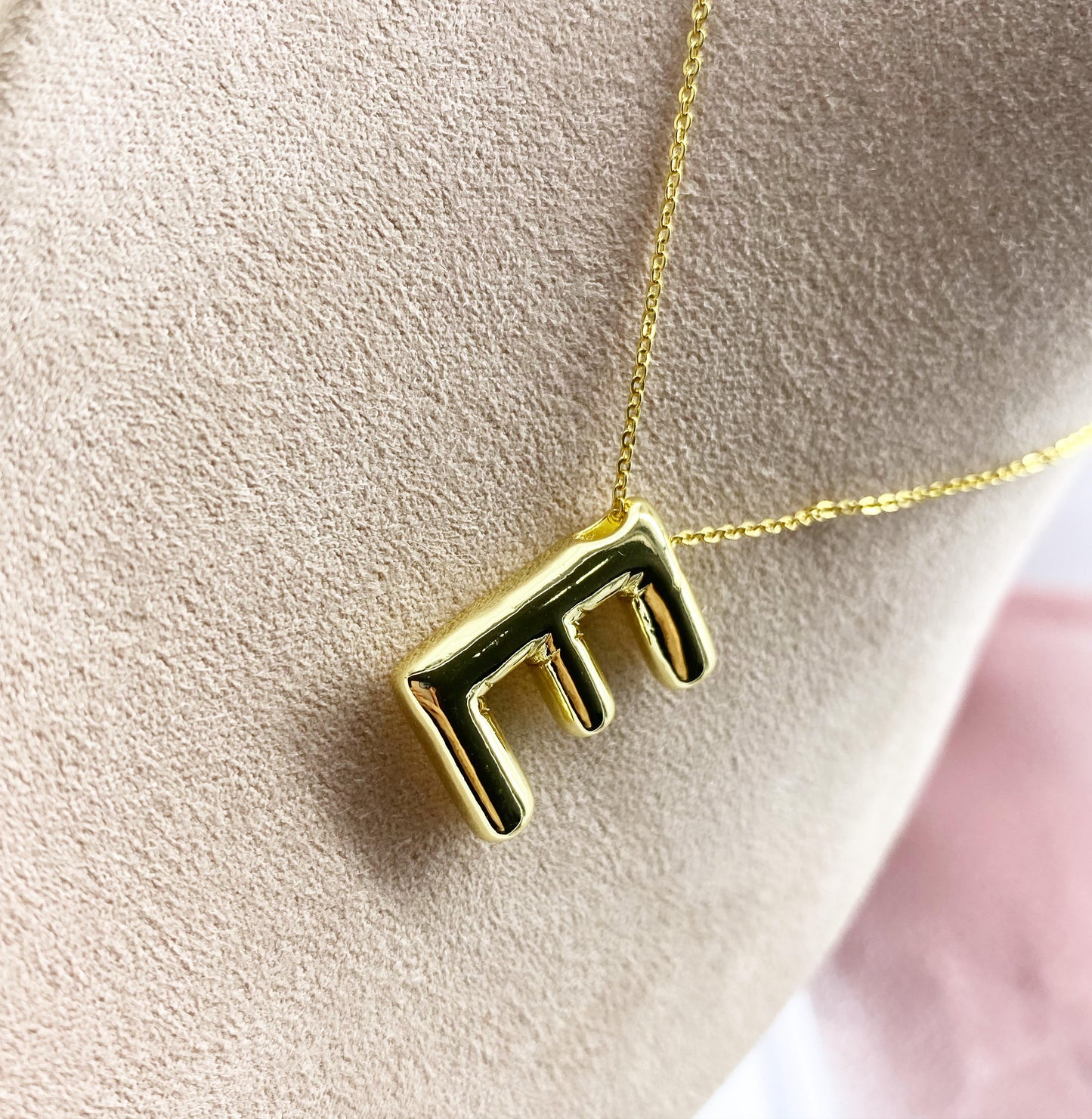 Balloon Initial Necklace
