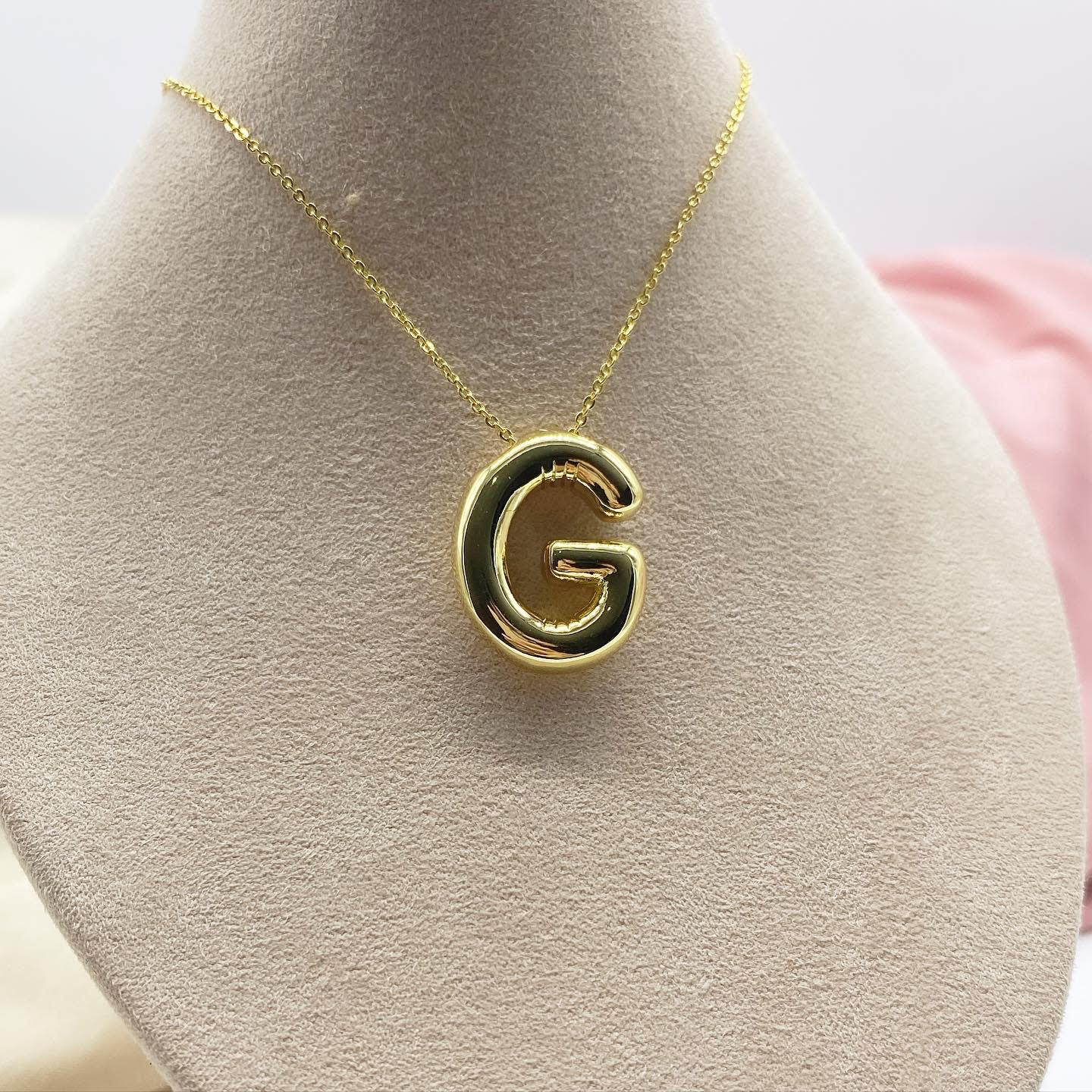 Balloon Initial Necklace