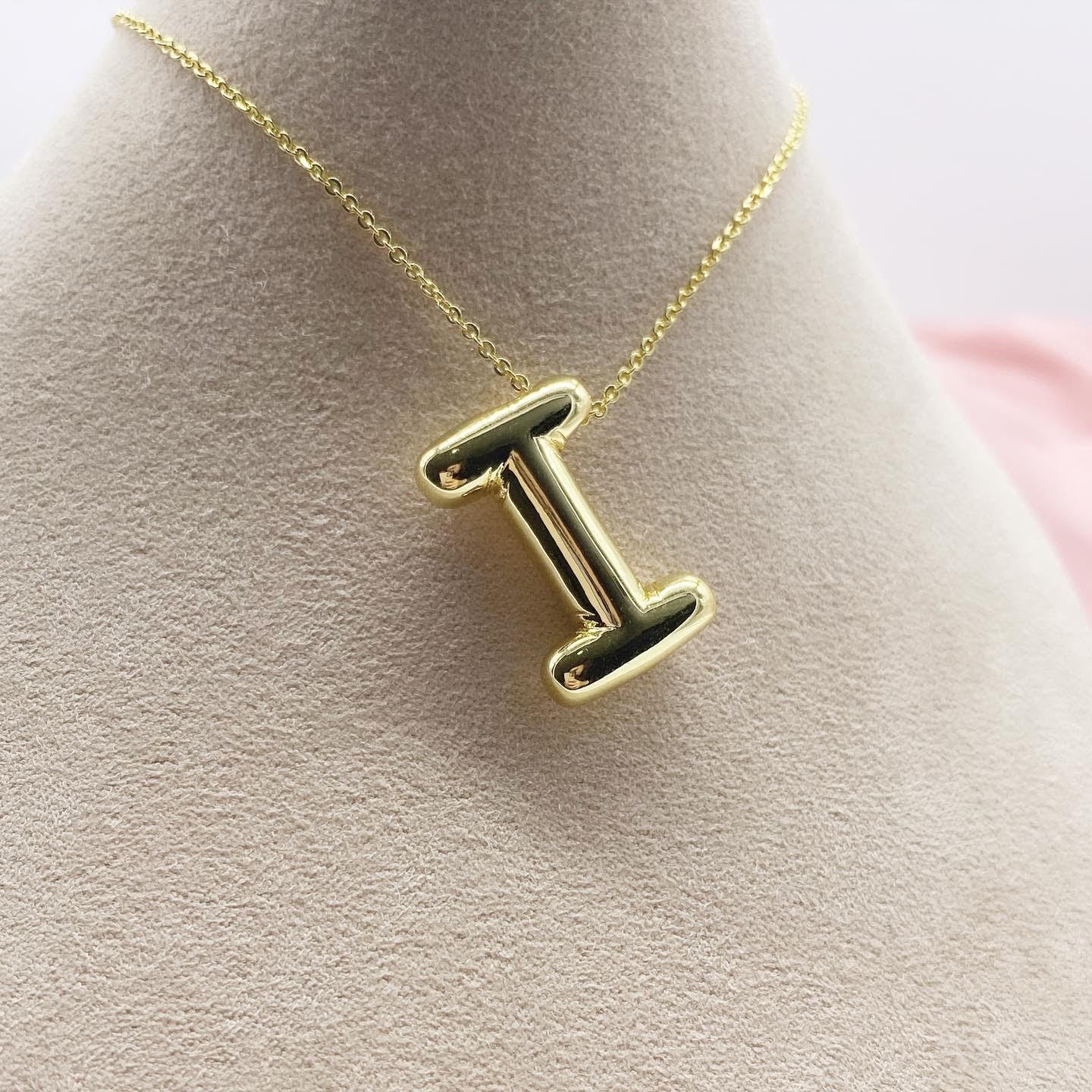 Balloon Initial Necklace