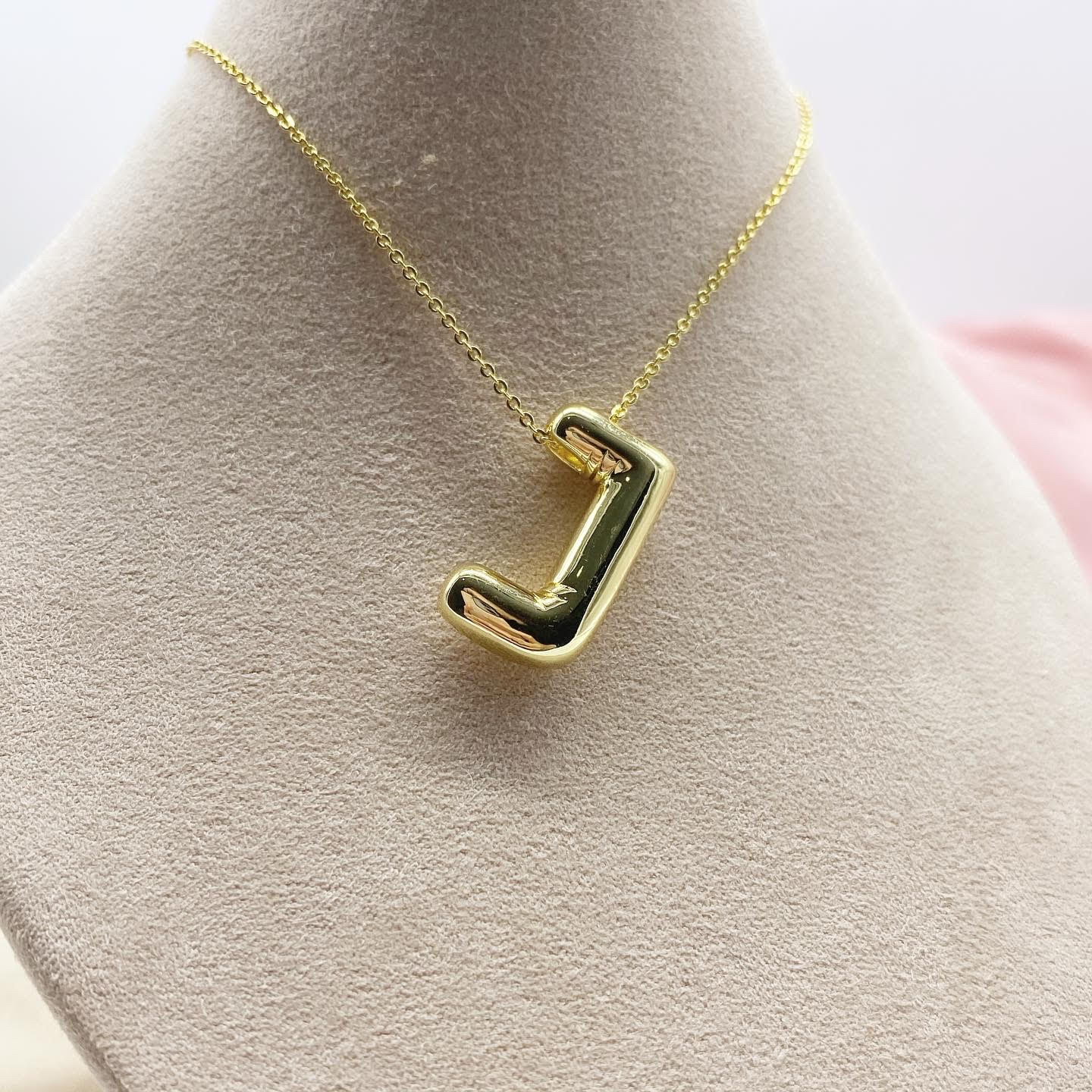 Balloon Initial Necklace
