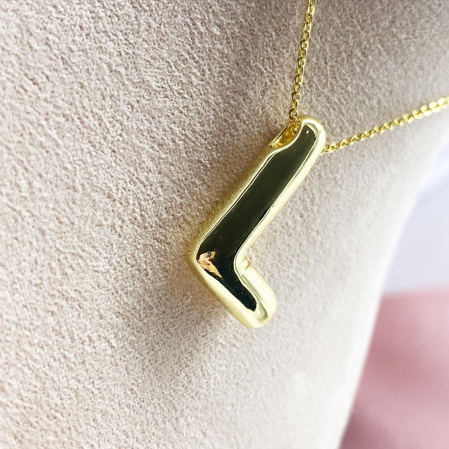 Balloon Initial Necklace