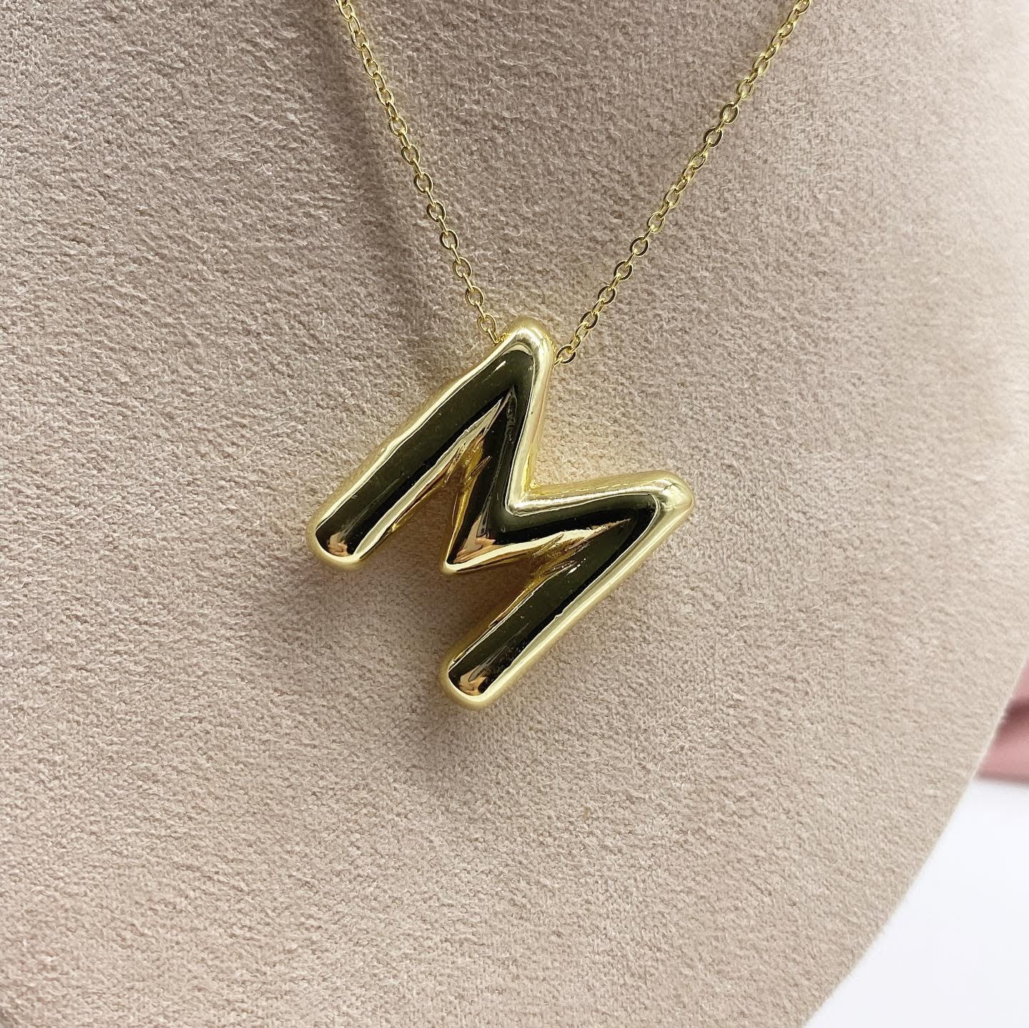 Balloon Initial Necklace