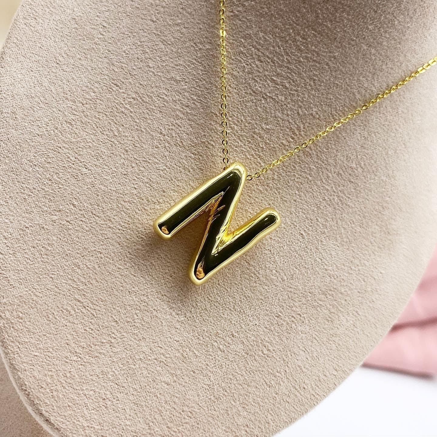 Balloon Initial Necklace