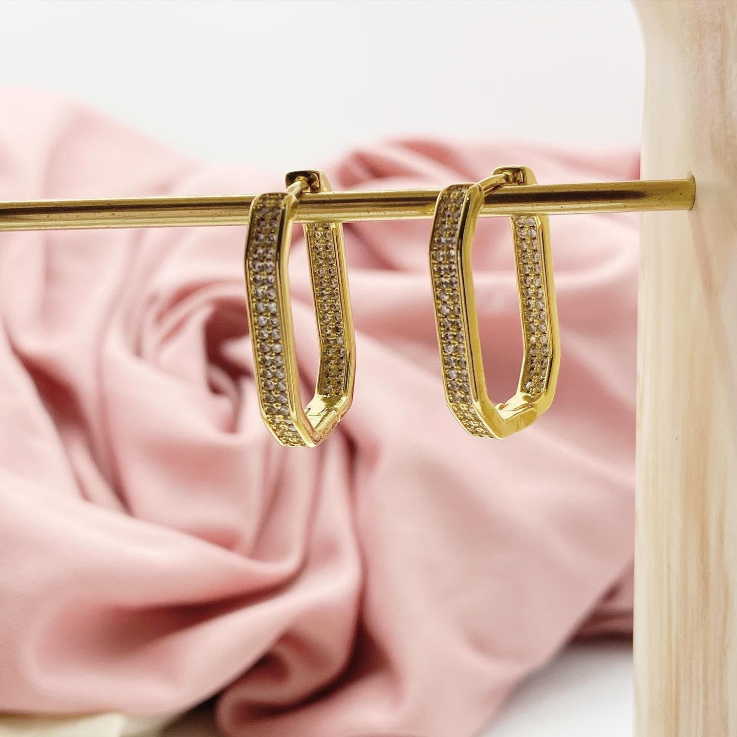 Aretes Swinnie (Swarovski Dupes)