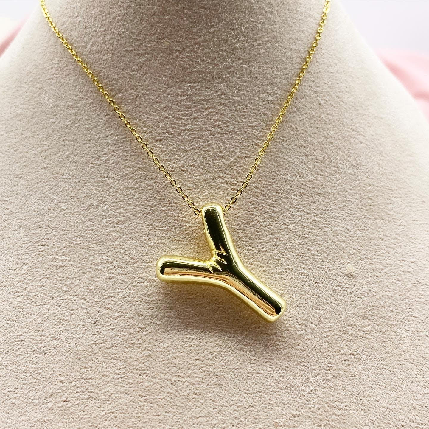 Balloon Initial Necklace