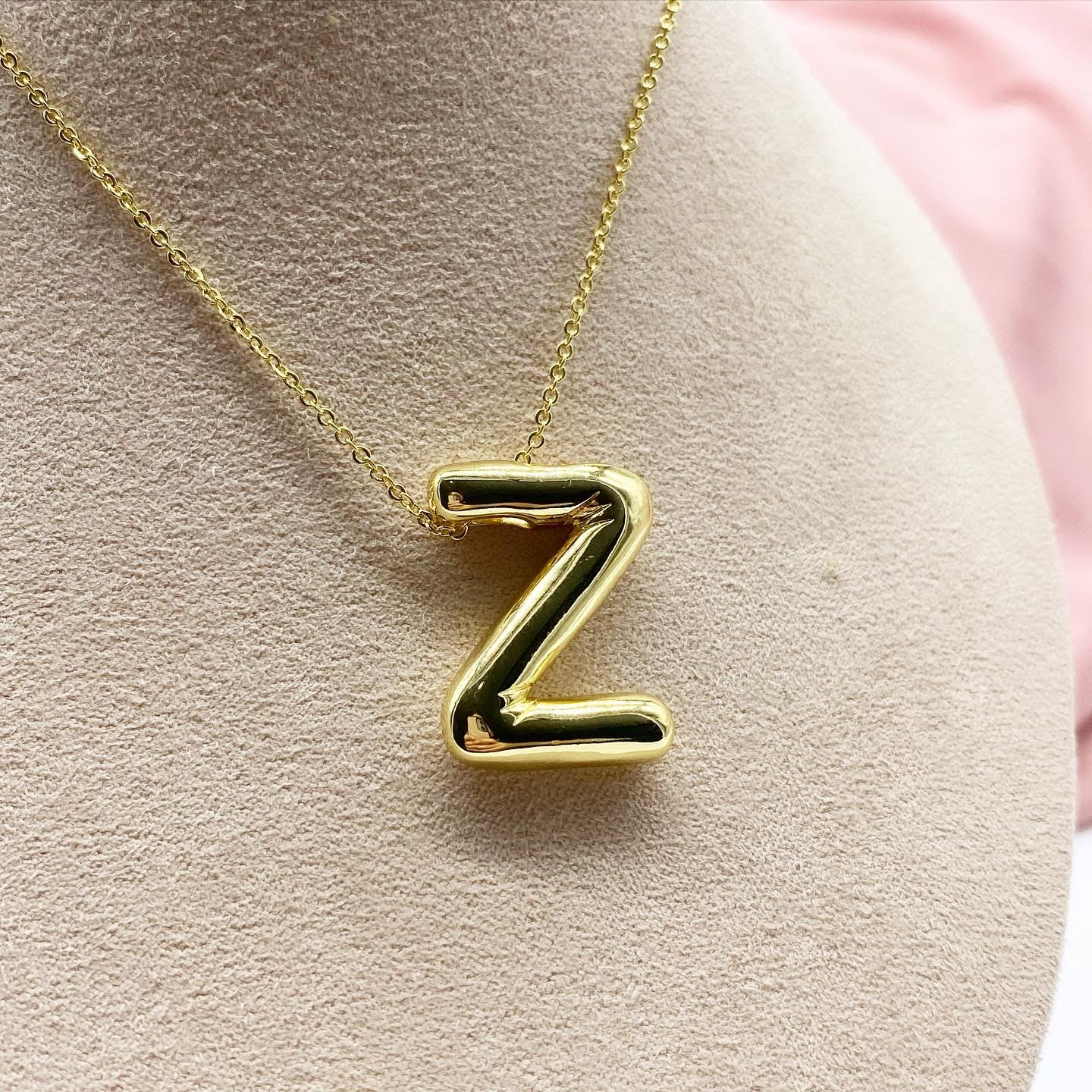 Balloon Initial Necklace