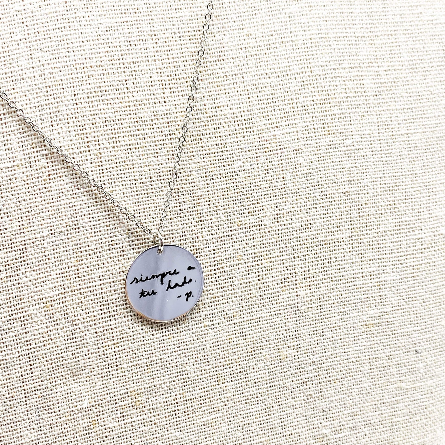 COLLAR PERSONALIZADO - CON TU LETRA GRABADA