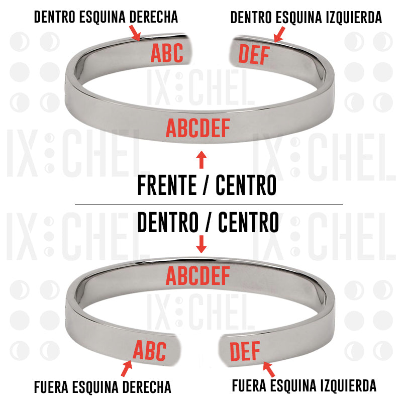 1 Pulsera Ixchel (Acero Inoxidable)