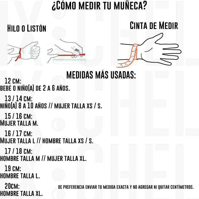 1 Pulsera Ixchel (Acero Inoxidable)