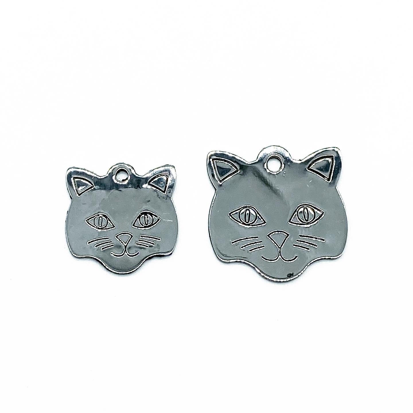 Plaquita de Mascota (cara de gatito)