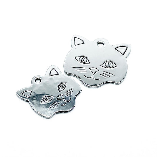 Plaquita Mascota carita de gato