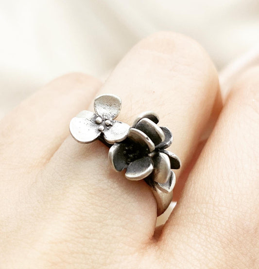 Anillo Hortensias