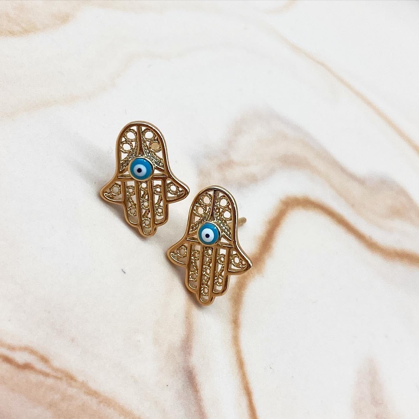 Aretes Mano de Fátima