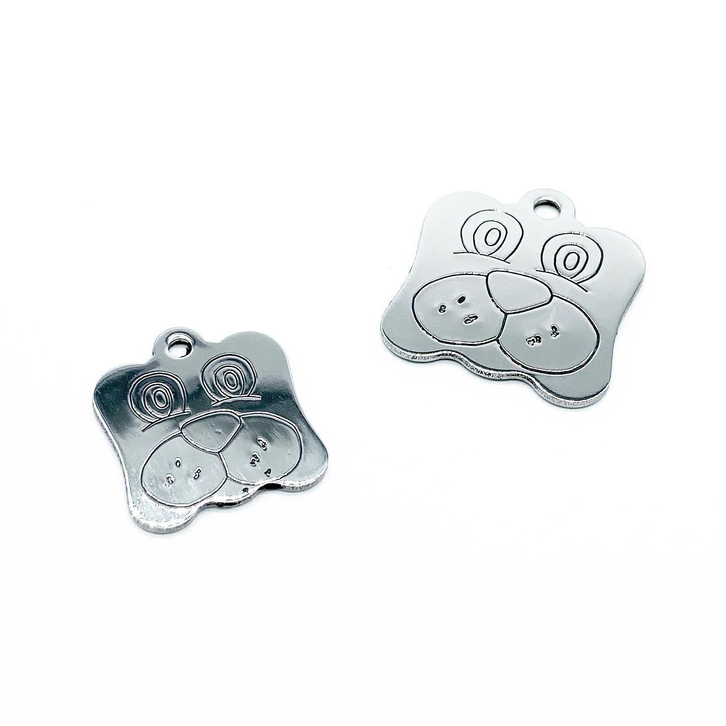 PLAQUITA PARA MASCOTA - CARITA DE PERRO