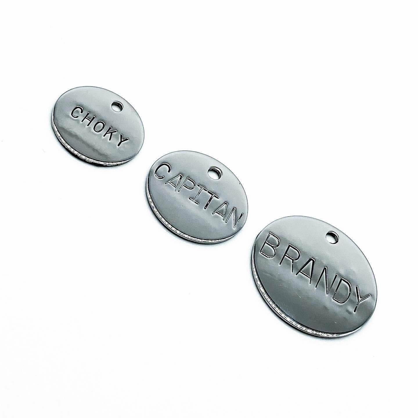 Plaquita Mascota Redonda