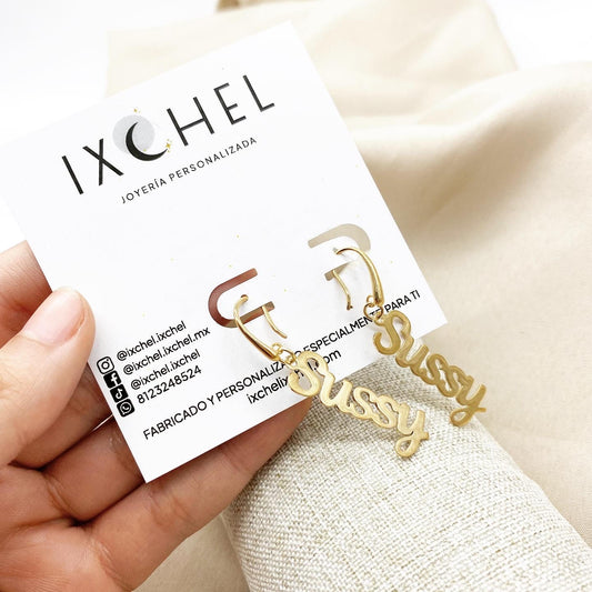 Aretes Yeya Personalizados